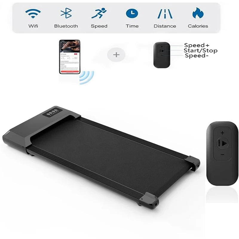 2-In-1 Portable Walking Pad Treadmill