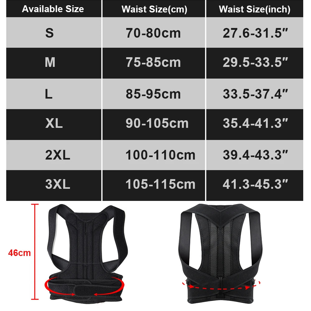 Adjustable Back Posture Corrector