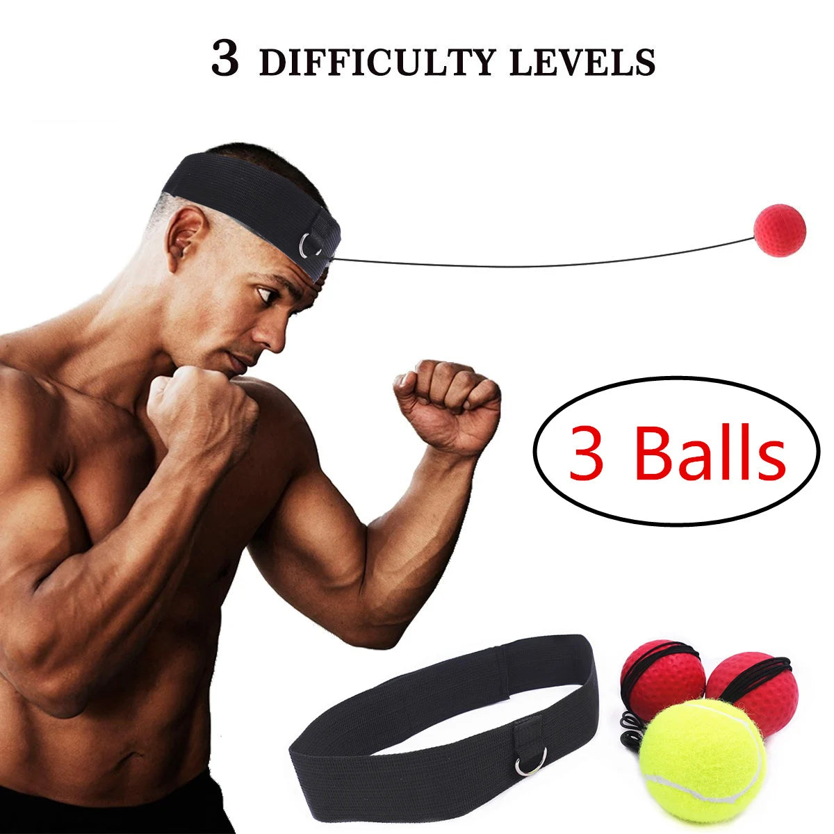 Boxing Reflex Training Ball Set