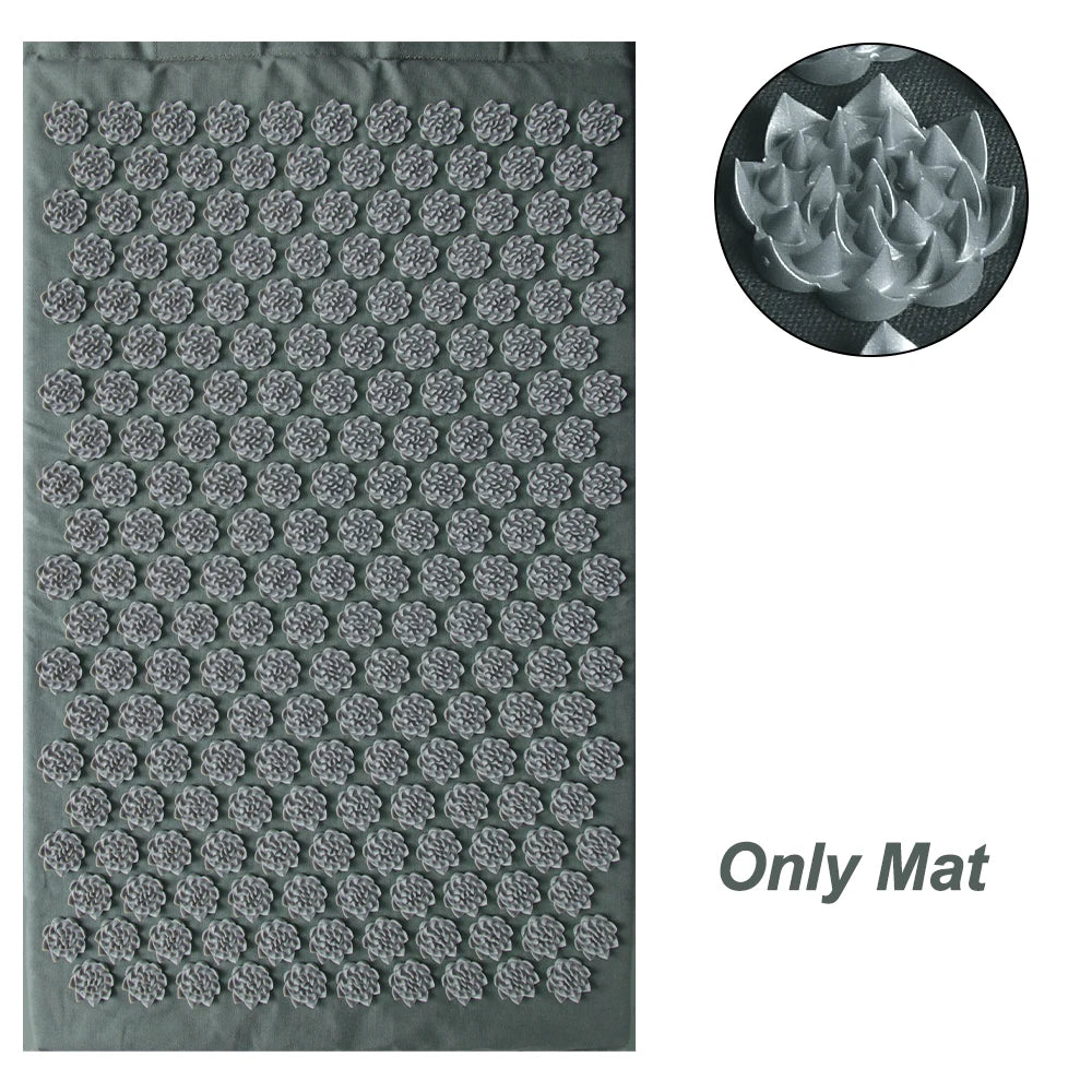 Acupressure Massage Mat & Pillow Set