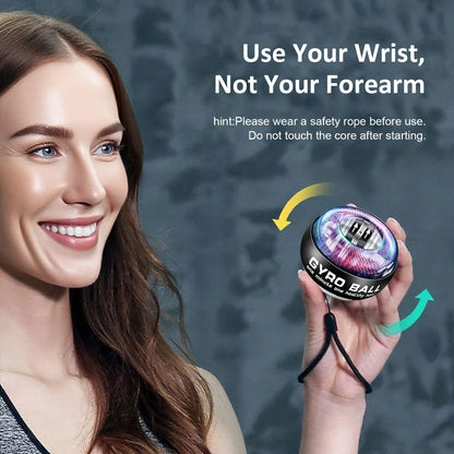Auto-Start Wrist Power Ball
