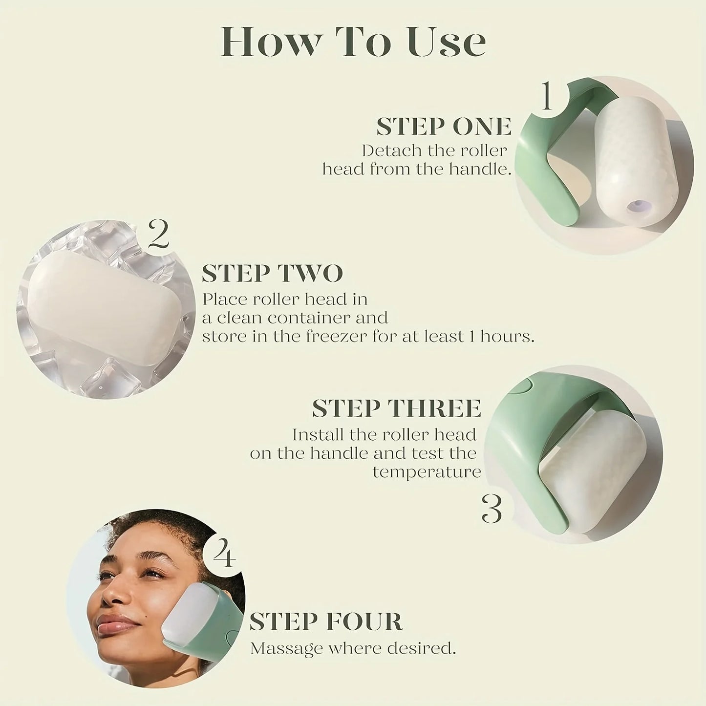 Facial Ice Roller Massager