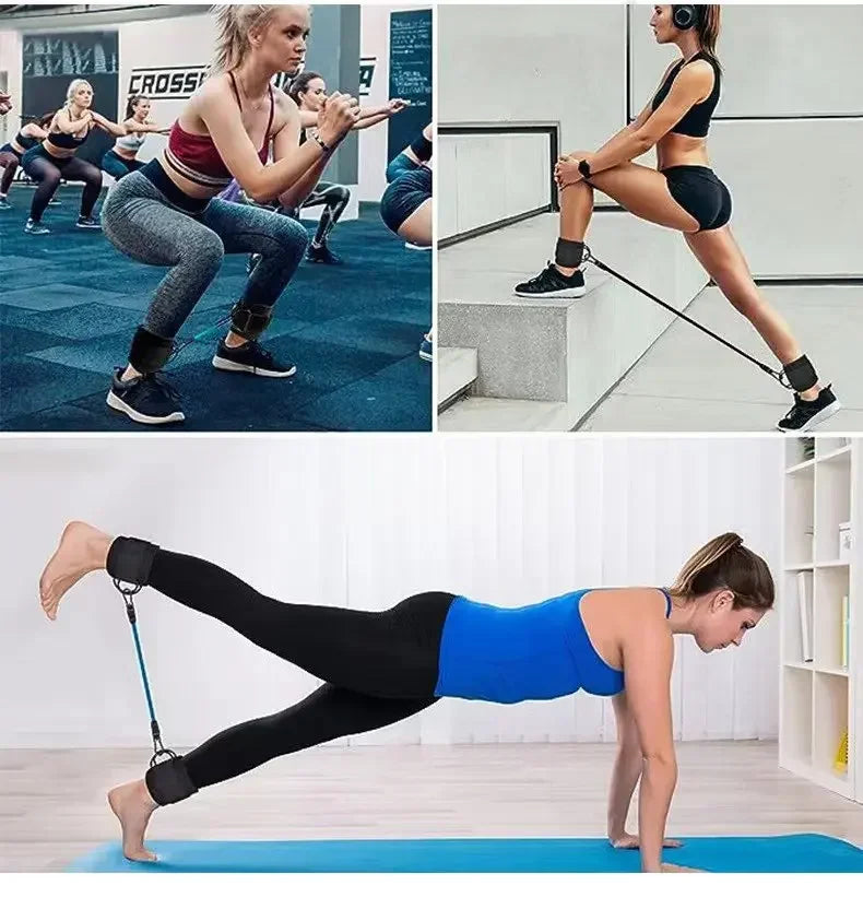 Resistance Band & Ankle Strap Set