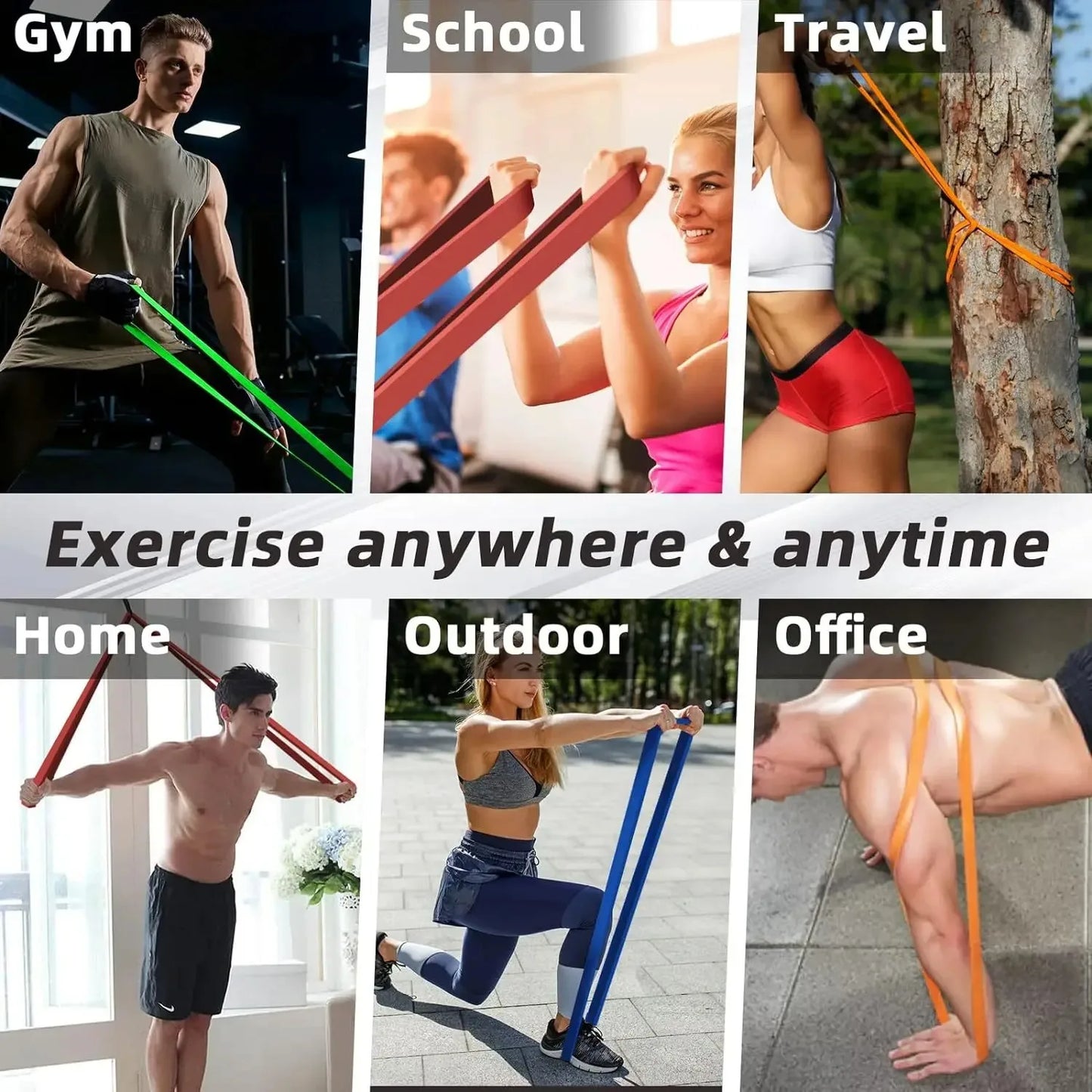 Resistance Loop Training Bands Set