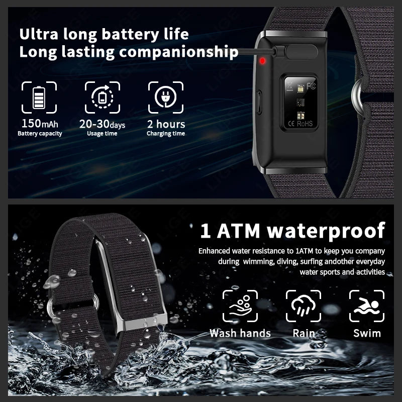 Smart Fitness Tracker Watch