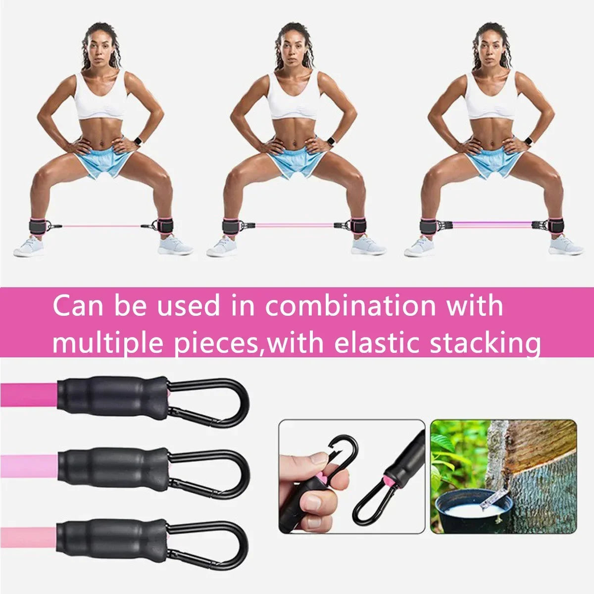 Resistance Band & Ankle Strap Set