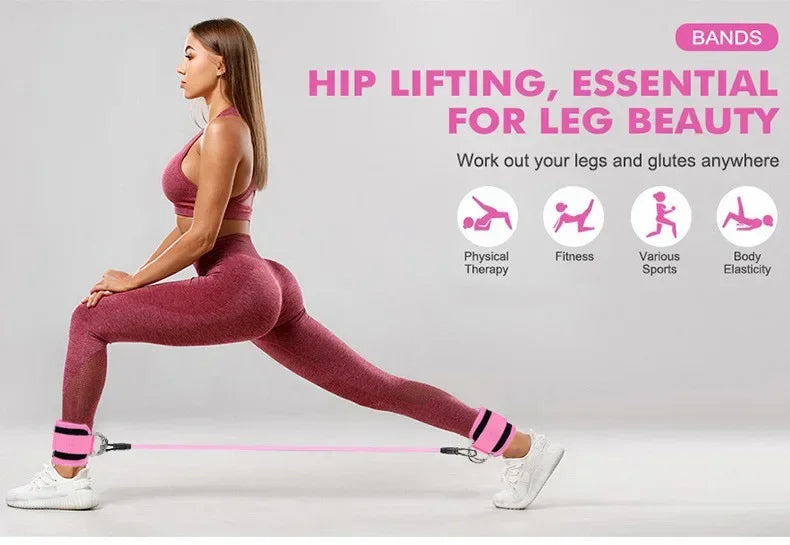 Resistance Band & Ankle Strap Set
