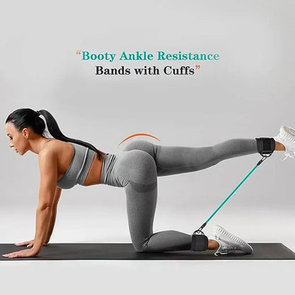 Resistance Band & Ankle Strap Set