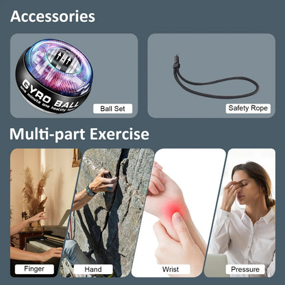 Auto-Start Wrist Power Ball