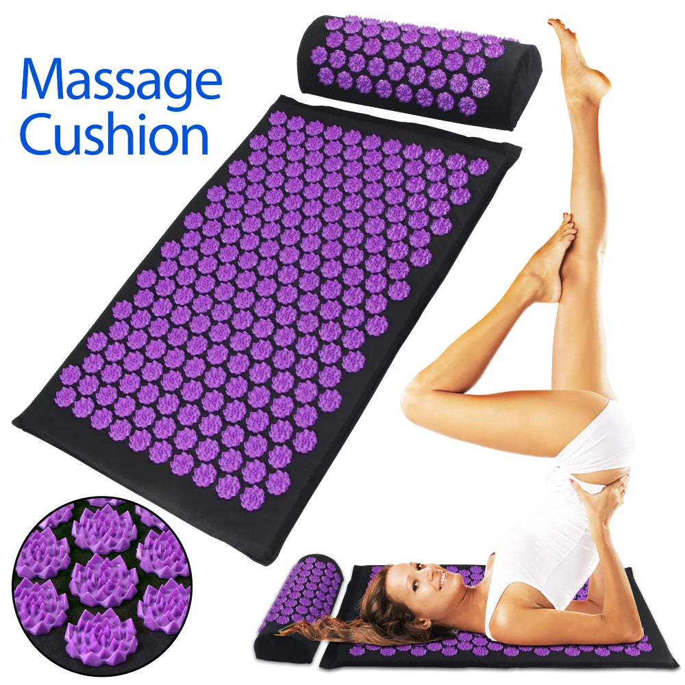 Acupressure Massage Mat & Pillow Set