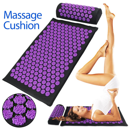 Acupressure Massage Mat & Pillow Set