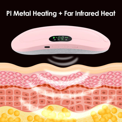 Heated Waist & Abdominal Massager Belt
