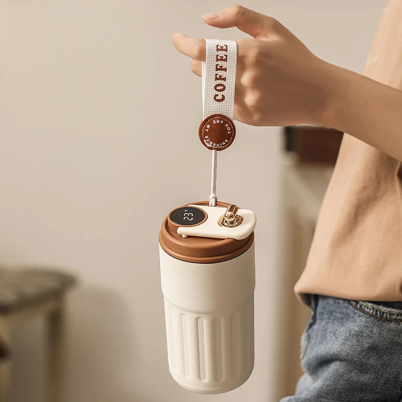 Smart Temperature Display Thermos Bottle