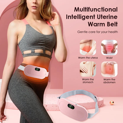 Heated Waist & Abdominal Massager Belt
