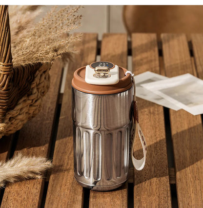 Smart Temperature Display Thermos Bottle