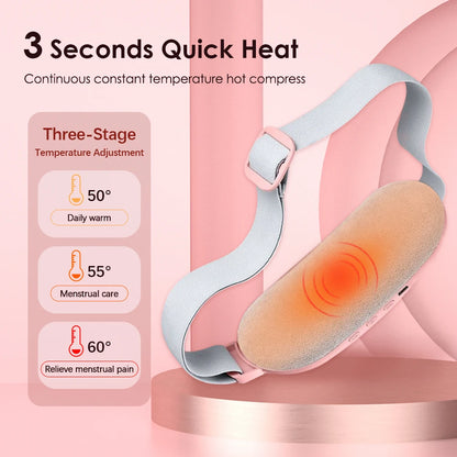 Heated Waist & Abdominal Massager Belt