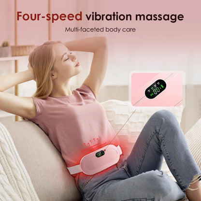Heated Waist & Abdominal Massager Belt