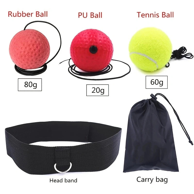 Boxing Reflex Training Ball Set