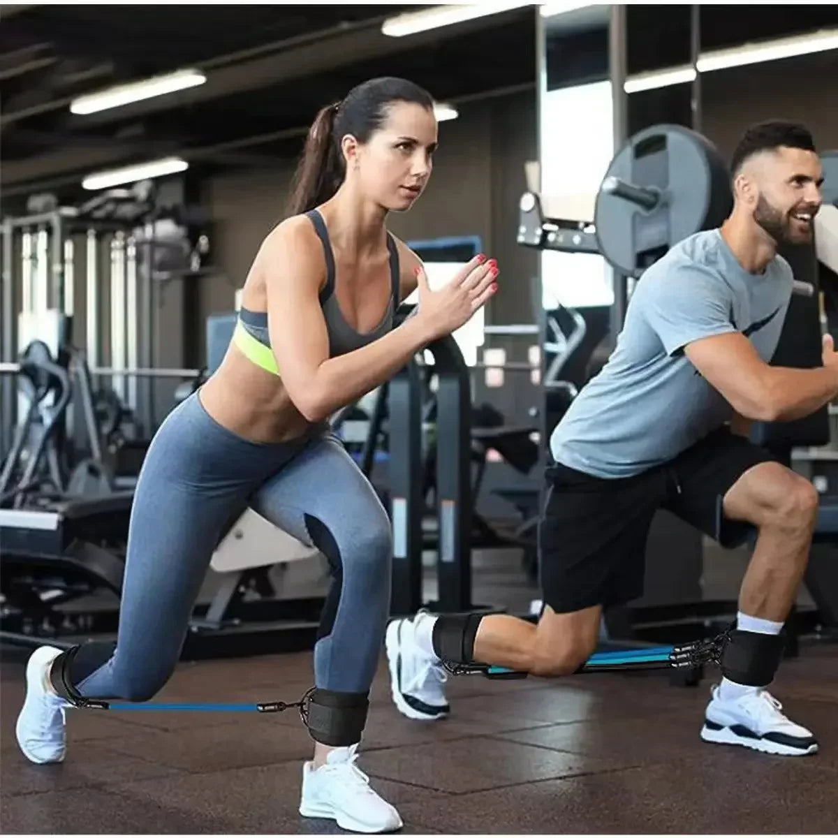Resistance Band & Ankle Strap Set
