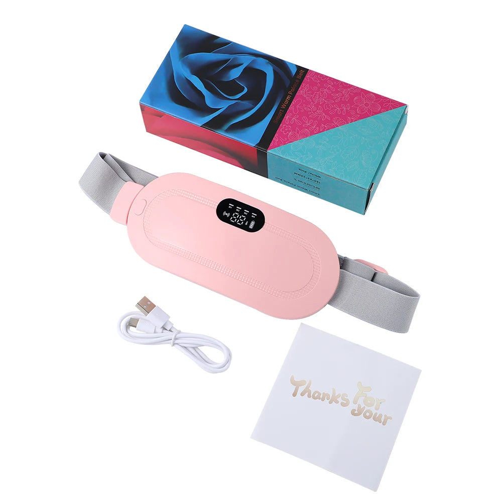 Heated Waist & Abdominal Massager Belt