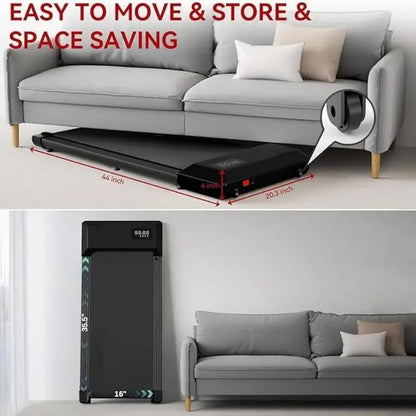2-In-1 Portable Walking Pad Treadmill