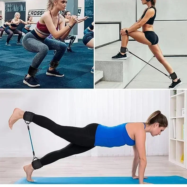 Resistance Band & Ankle Strap Set