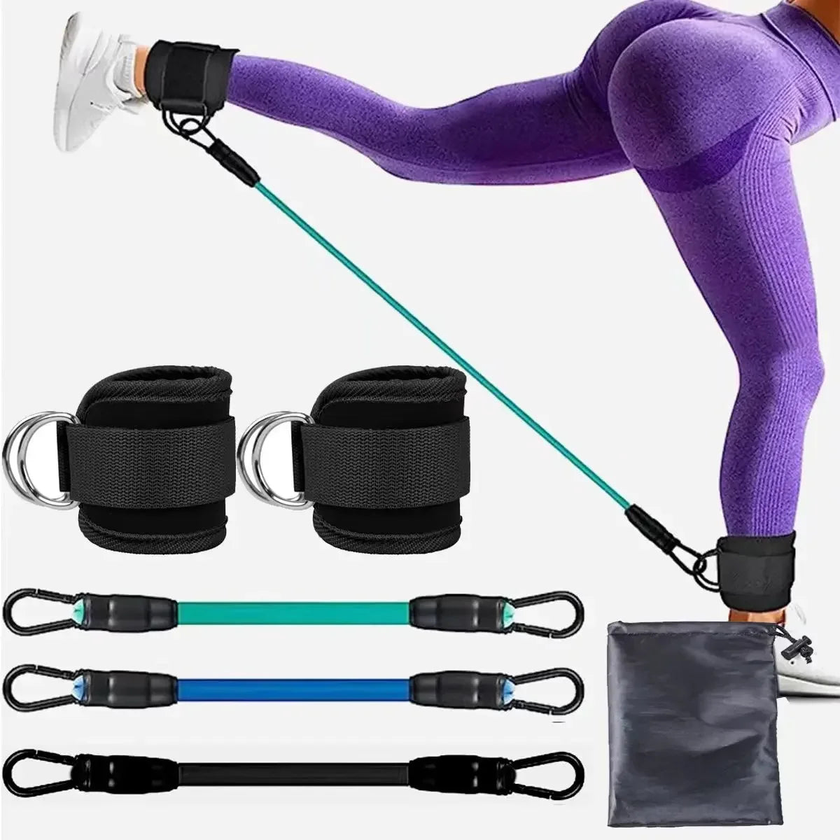 Resistance Band & Ankle Strap Set