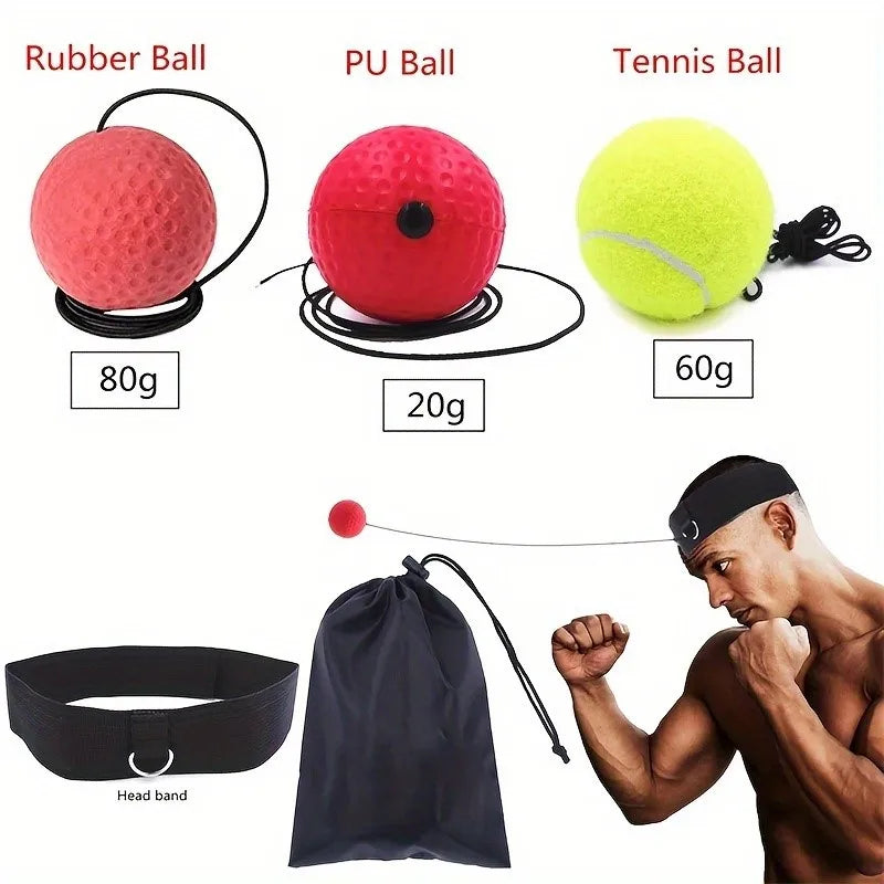 Boxing Reflex Training Ball Set