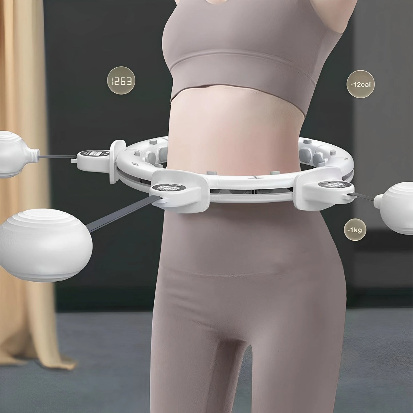 Smart Weighted Fitness Hoop